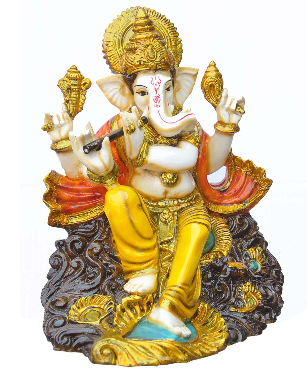 Bansuri Ganesh 10"